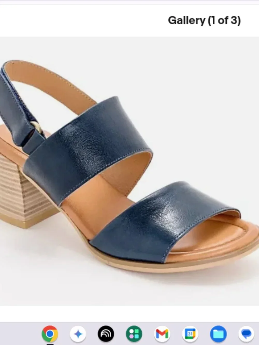 Miz Mooz Leather Adjustable Heeled Sandals-Rorie-Navy-EU 38 (US 7.5-8)-A684748